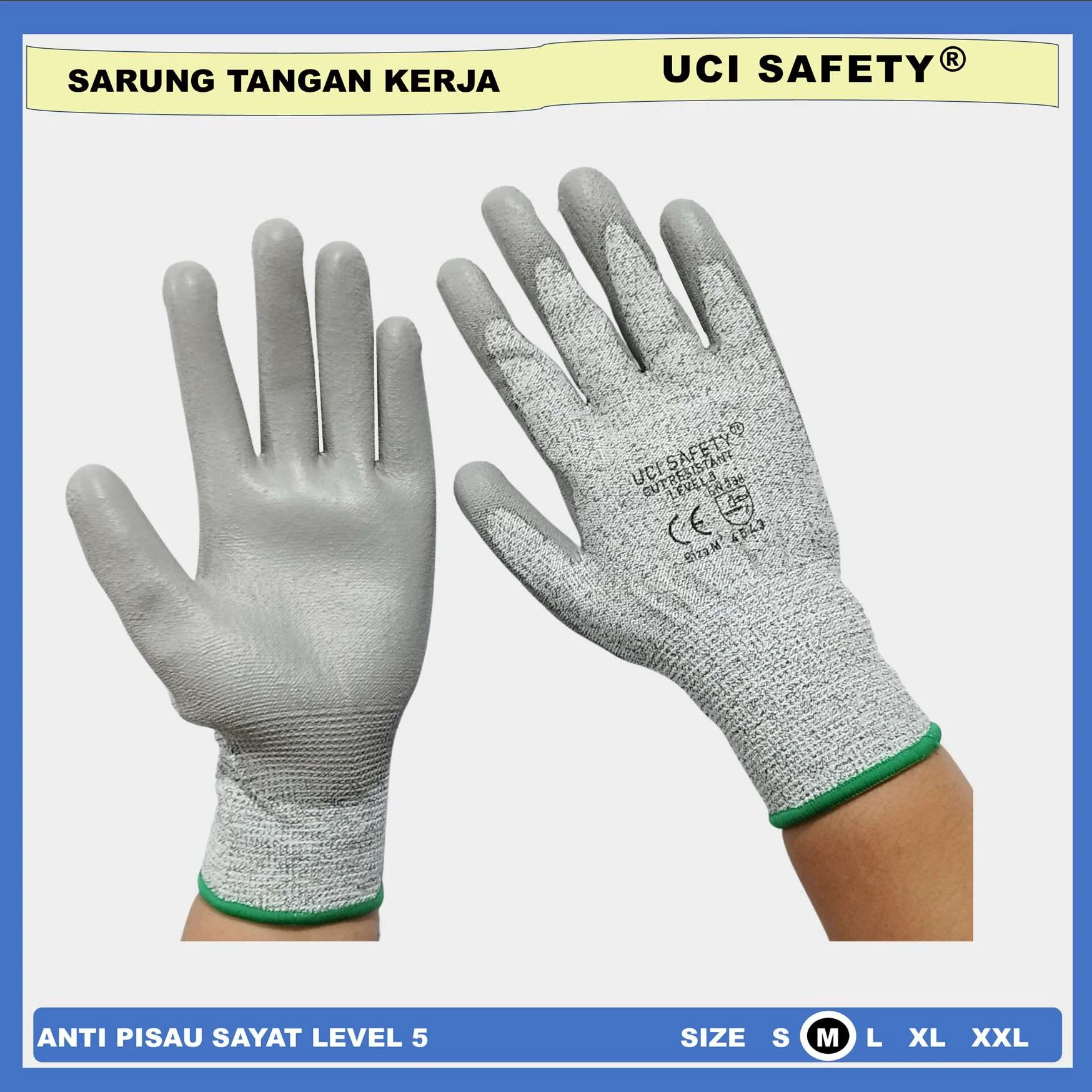 Sarung Tangan Anti Potong / Cut Resistant - Gambar 3