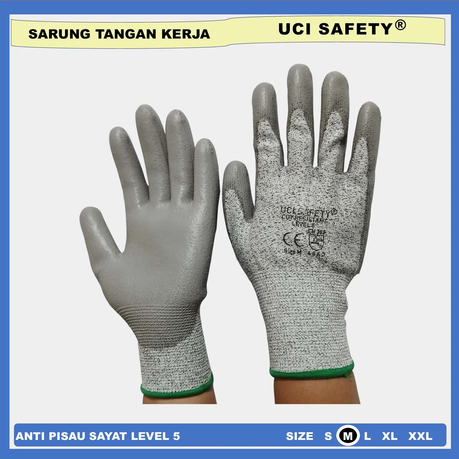 Sarung Tangan Anti Potong / Cut Resistant - Gambar 2