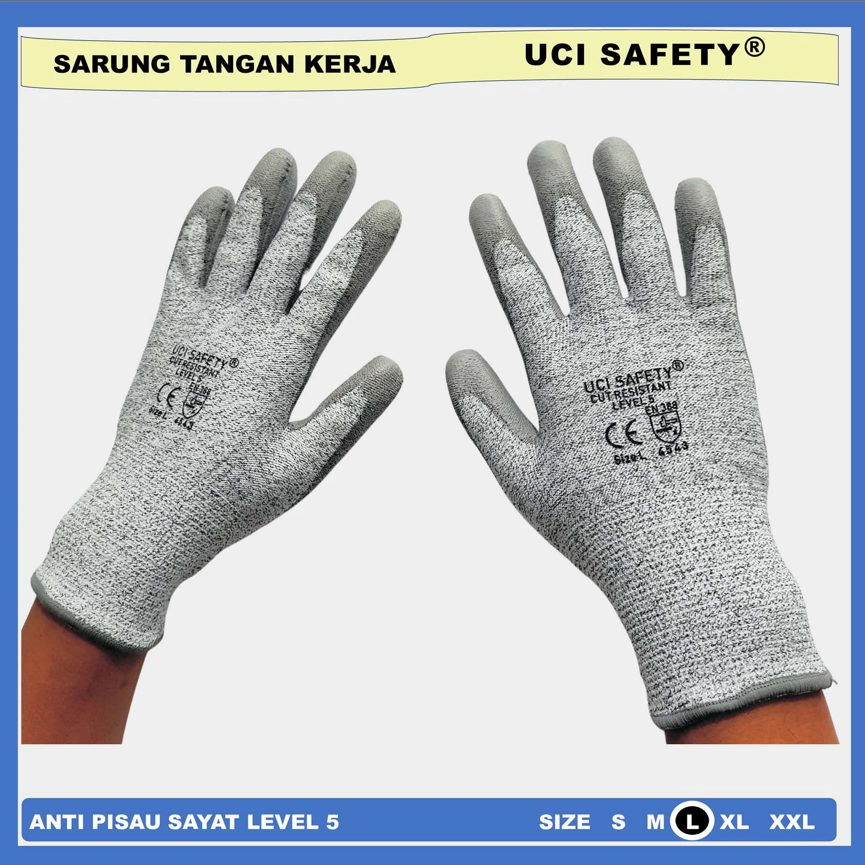 Sarung Tangan Anti Potong / Cut Resistant - Gambar 7