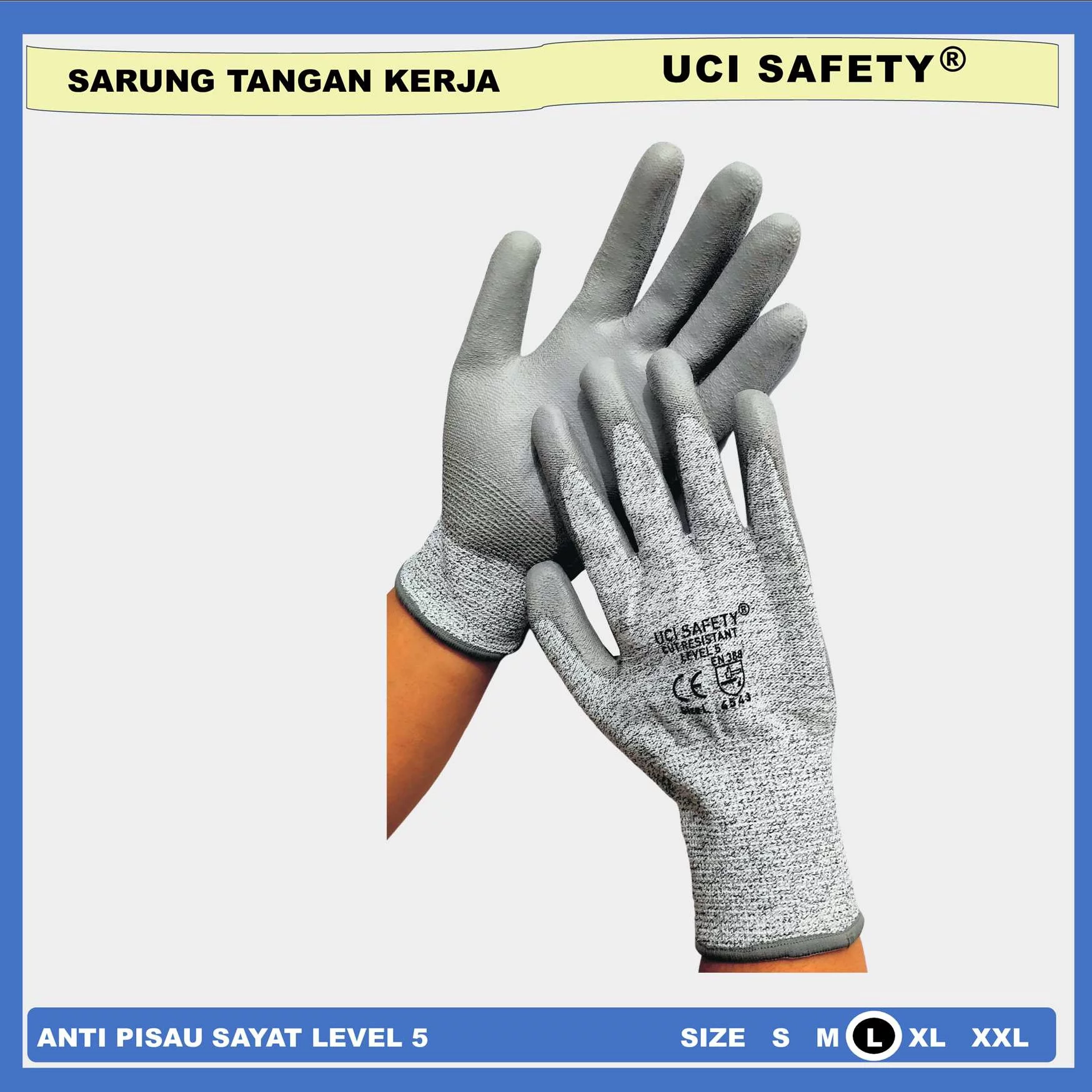 Sarung Tangan Anti Potong / Cut Resistant