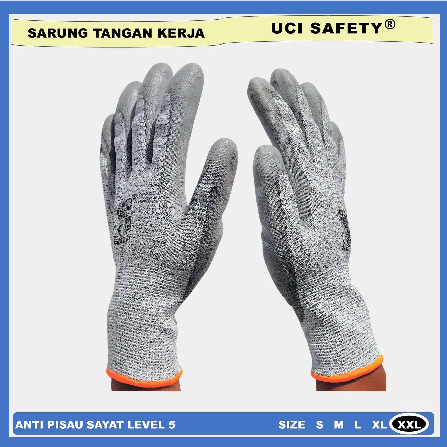 Sarung Tangan Anti Potong / Cut Resistant - Gambar 8