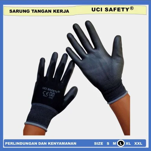 Uci Safety Sarung Tangan Palmfit Hitam