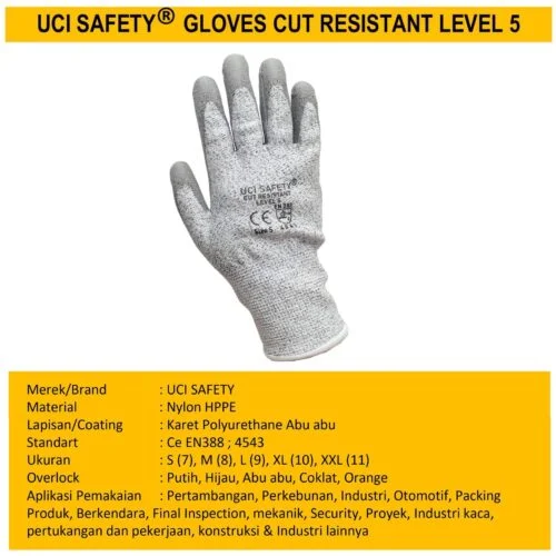 Sarung Tangan Anti Iris Cutting