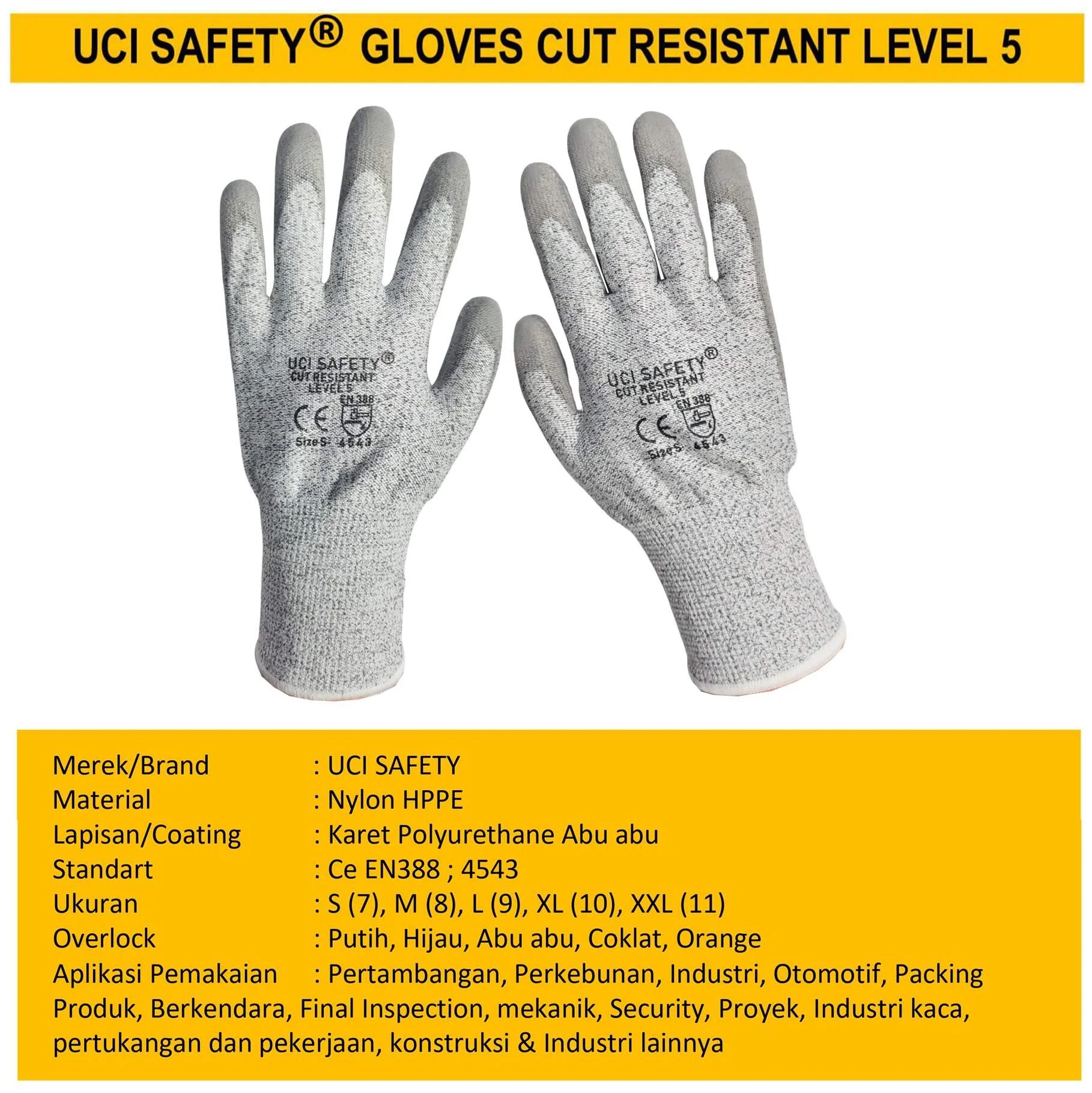Sarung Tangan Tukang Hand Gloves - Gambar 4