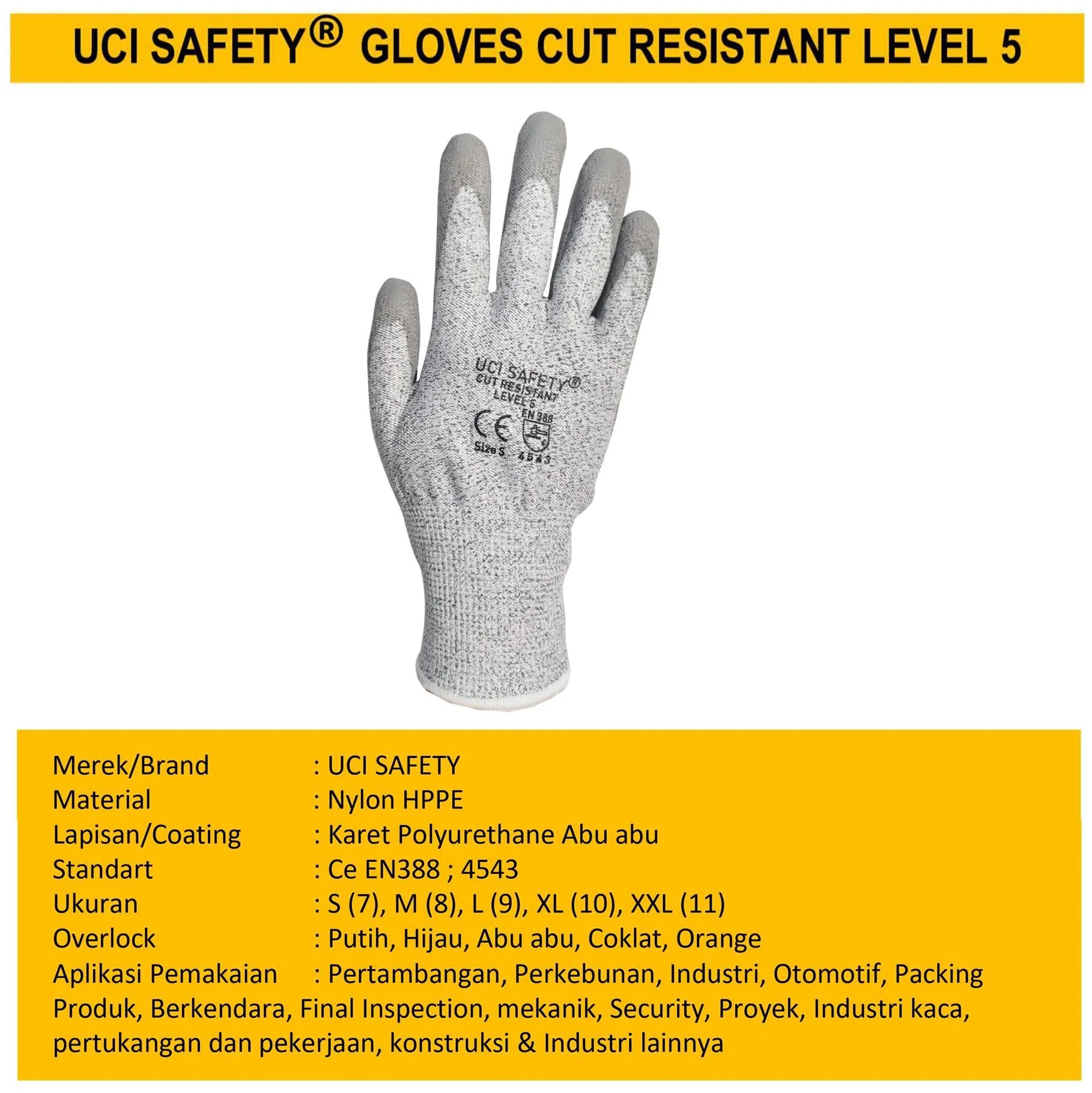 Sarung Tangan Tukang Hand Gloves - Gambar 2
