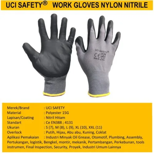 Mekanik Nylon Teknik mesin Security Safety Kerja
