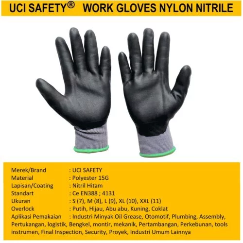 Abu abu/Black Uci Safety Teknisi otomotif Teknik mesin