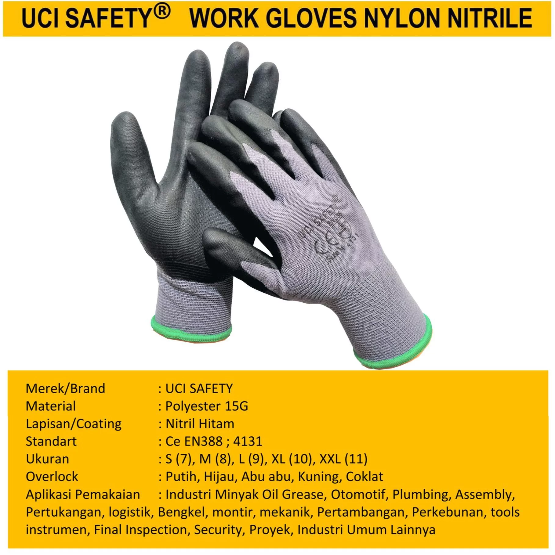 Safety Kerja Proyek Bagunan engineering Abu abu/Black - Gambar 4