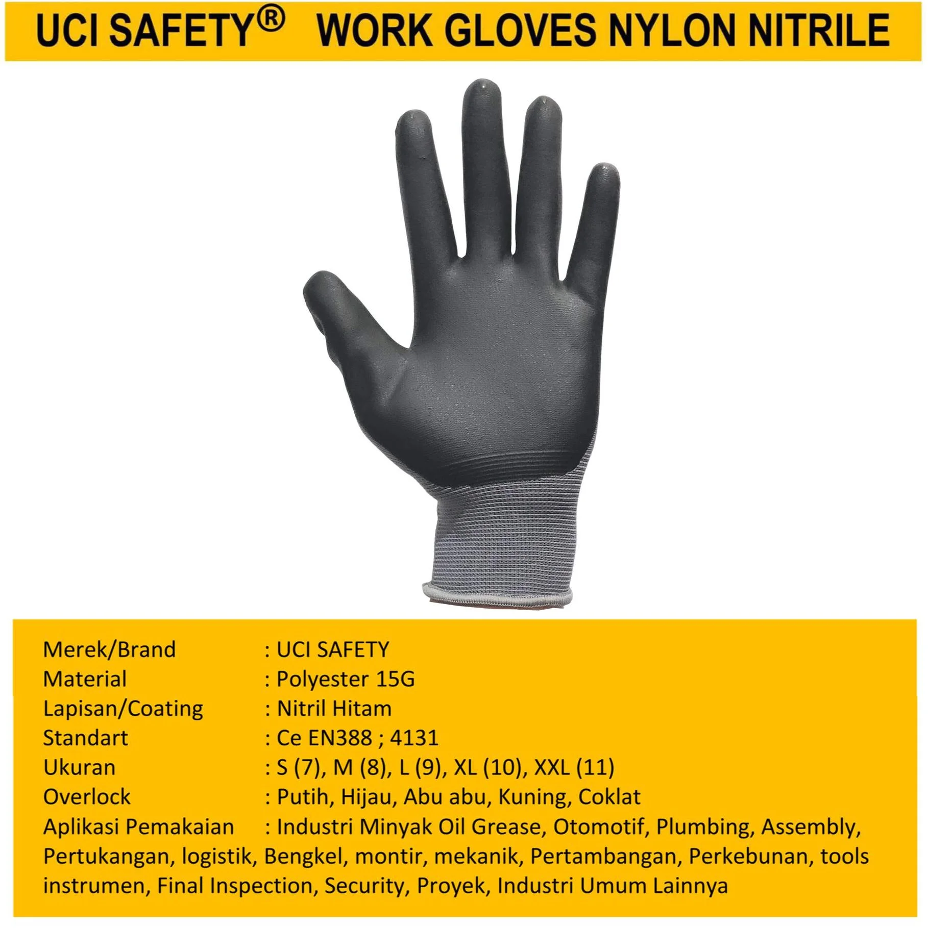 Safety Kerja Proyek Bagunan engineering Abu abu/Black - Gambar 5