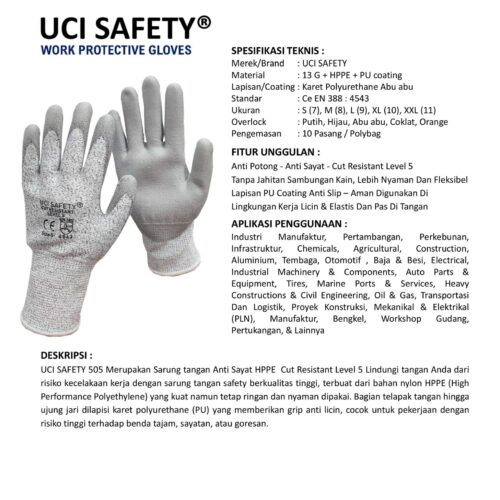 Uci Safety Bengkel cocok untuk Anti Gores