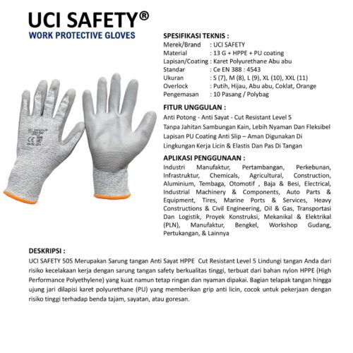 Pengaman Kerja Welding cocok untuk Uci Safety