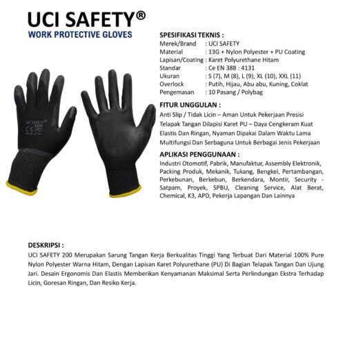 Toko Sarung Tangan Nilon Uci Safety Berkualitas Pekanbaru Riau