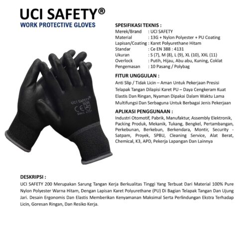 Toko Sarung Tangan Industri Uci Safety Berkualitas Batam Kepulauan Riau