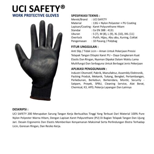 Toko Sarung Tangan Industri Uci Safety Berkualitas Semarang Jawa Tengah