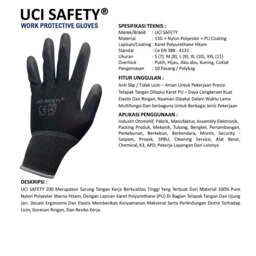 Toko Sarung Tangan Industri Uci Safety Berkualitas Bandung Jawa Barat