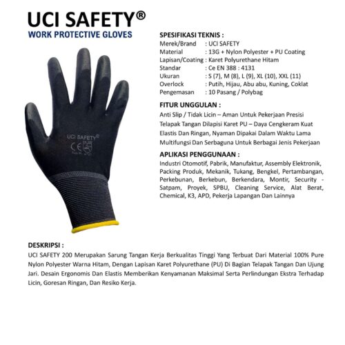 Jual Sarung Tangan Pabrik Uci Safety Harga Terjangkau Cirebon Jawa Barat