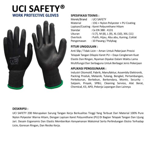 Jual Sarung Tangan Packing Uci Safety Harga Terjangkau Surabaya Jawa Timur
