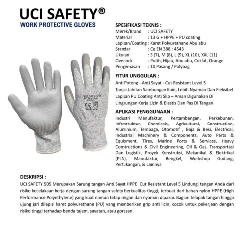 Kawat Besi Baja Pisau Cut Resistant Level 5 terbaik