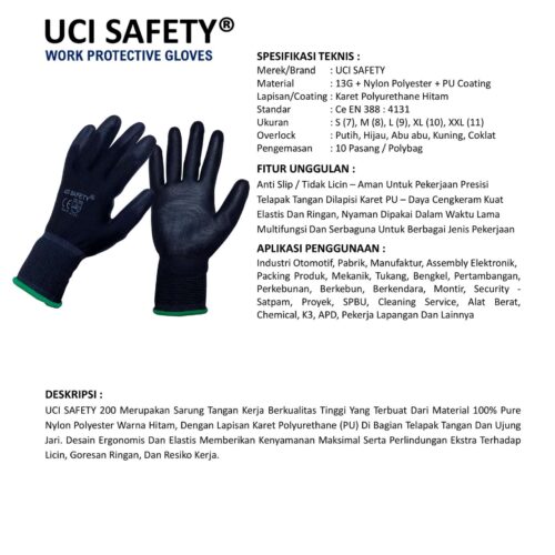 Toko Sarung Tangan Motor Uci Safety Berkualitas Palembang Sumatera Selatan
