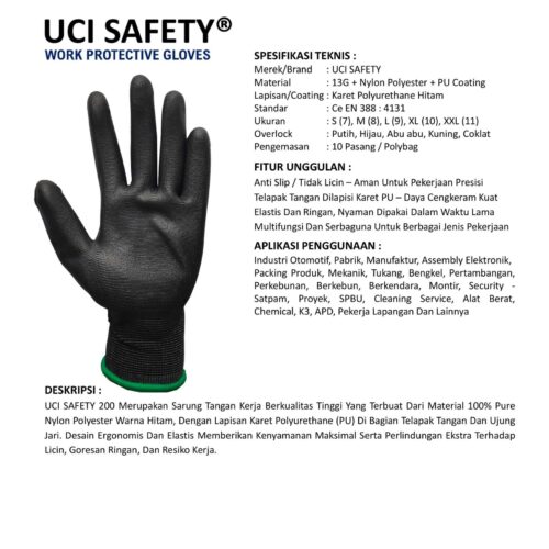 Jual Sarung Tangan Motor Uci Safety Harga Terjangkau Surabaya Jawa Timur