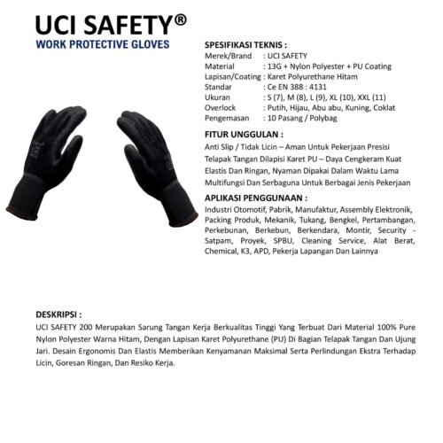Toko Sarung Tangan Pabrik Uci Safety Berkualitas Manado Sulawesi Utara