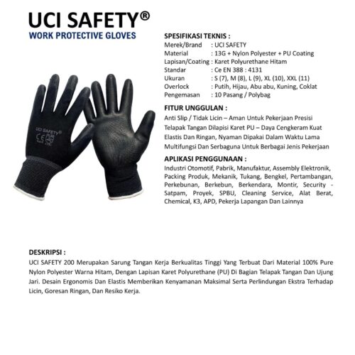 Jual Sarung Tangan Motor Uci Safety Harga Terjangkau Pekanbaru Riau
