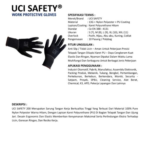 Jual Sarung Tangan Tukang Uci Safety Harga Terjangkau Tangerang Banten