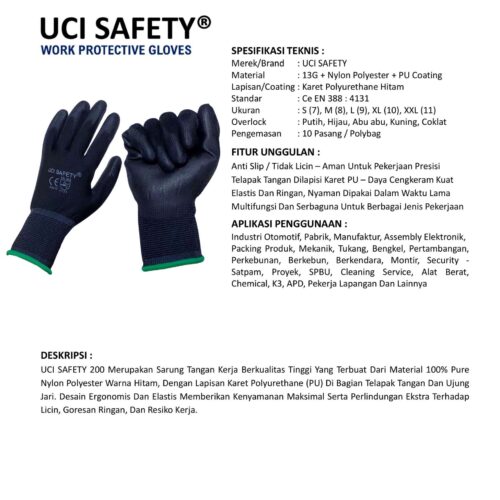 Toko Sarung Tangan Motor Uci Safety Berkualitas Depok Jawa Barat