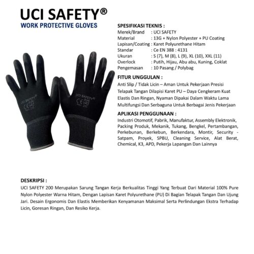 Toko Sarung Tangan Bengkel Uci Safety Berkualitas Denpasar Bali