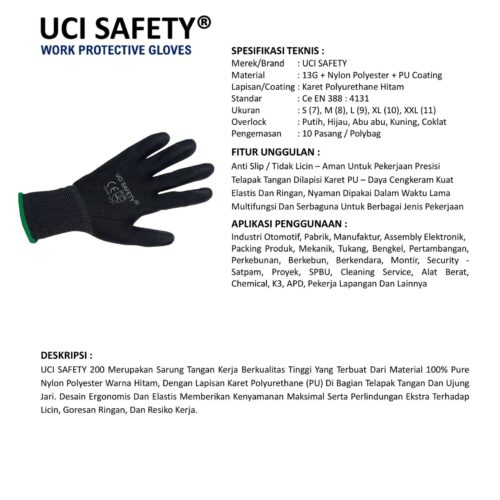 Toko Sarung Tangan Industri Uci Safety Berkualitas Jayapura Papua