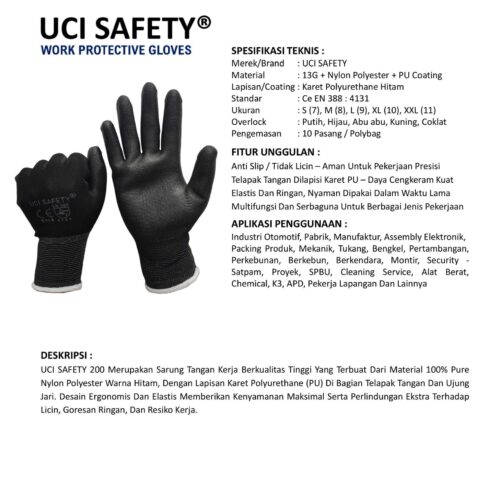 Jual Sarung Tangan Packing Uci Safety Harga Terjangkau Semarang Jawa Tengah