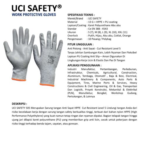 Dilapisi Karet Ukuran XXL Bengkel ukuran lengkap