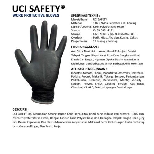 Jual Sarung Tangan Tukang Uci Safety Harga Terjangkau Pekanbaru Riau