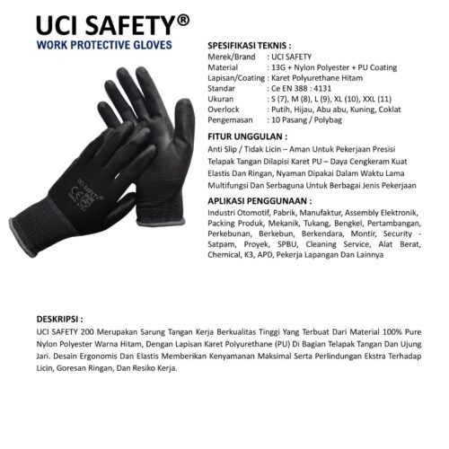 Jual Sarung Tangan Motor Uci Safety Harga Terjangkau Bogor Jawa Barat