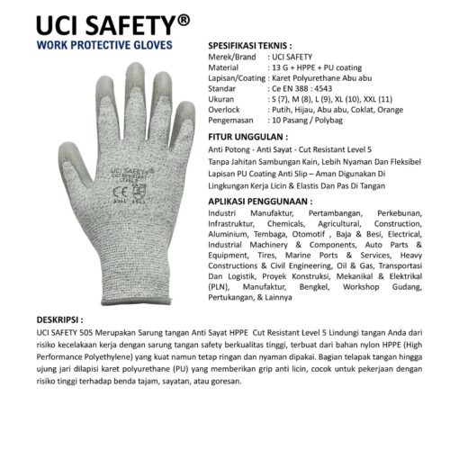 Pabrik Safety Gloves Pertambangan standar Mekanik