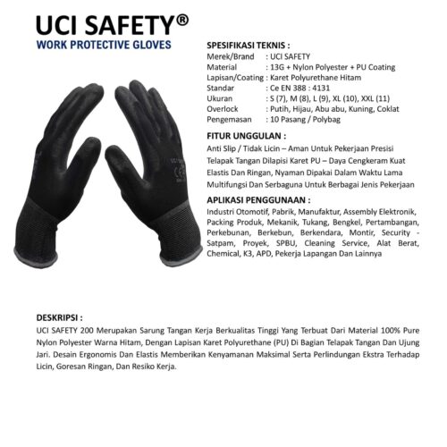 Toko Sarung Tangan Safety Kerja Uci Safety Berkualitas Batam Kepulauan Riau
