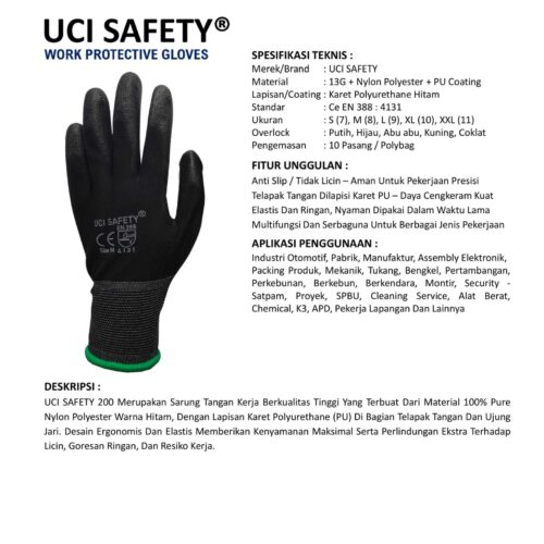 Toko Sarung Tangan Industri Uci Safety Berkualitas Surabaya Jawa Timur
