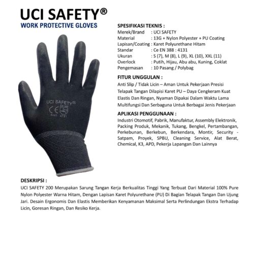 Jual Sarung Tangan Packing Uci Safety Harga Terjangkau Depok Jawa Barat