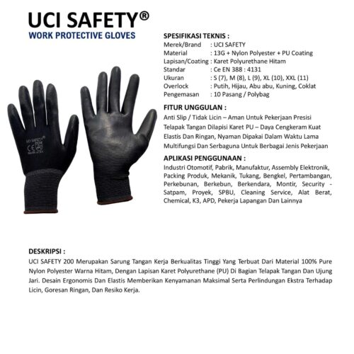 Jual Sarung Tangan Pabrik Uci Safety Harga Terjangkau Ambon Maluku